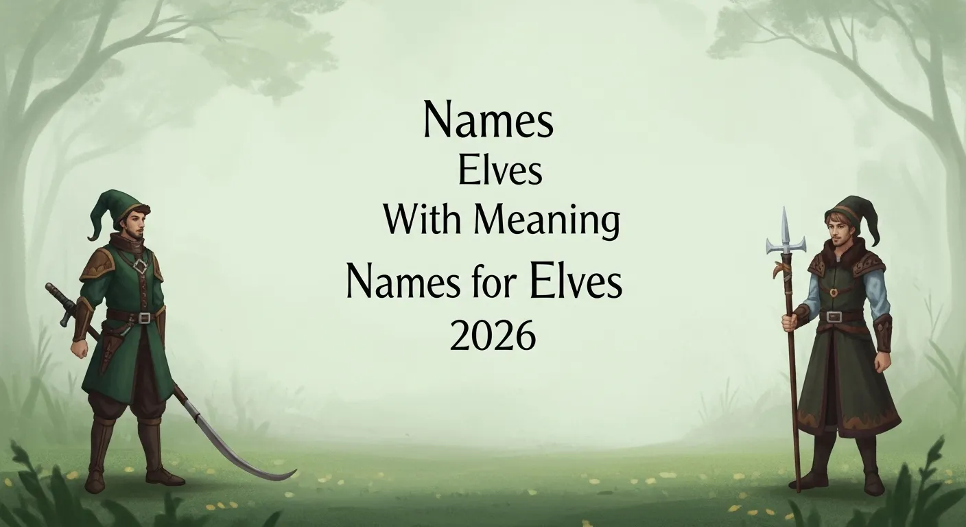 Names for Elves