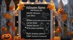 Names for Halloween