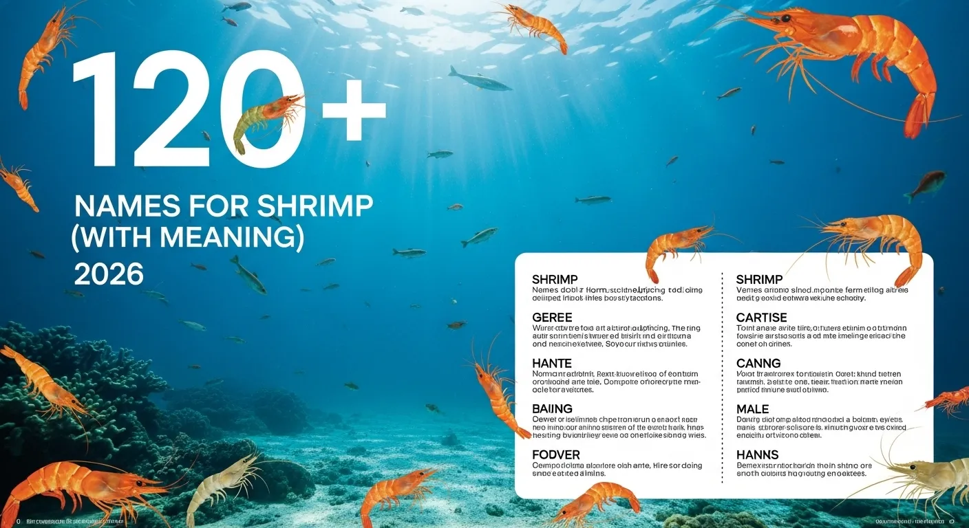 Names for Shrimp