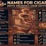 Names for Cigars