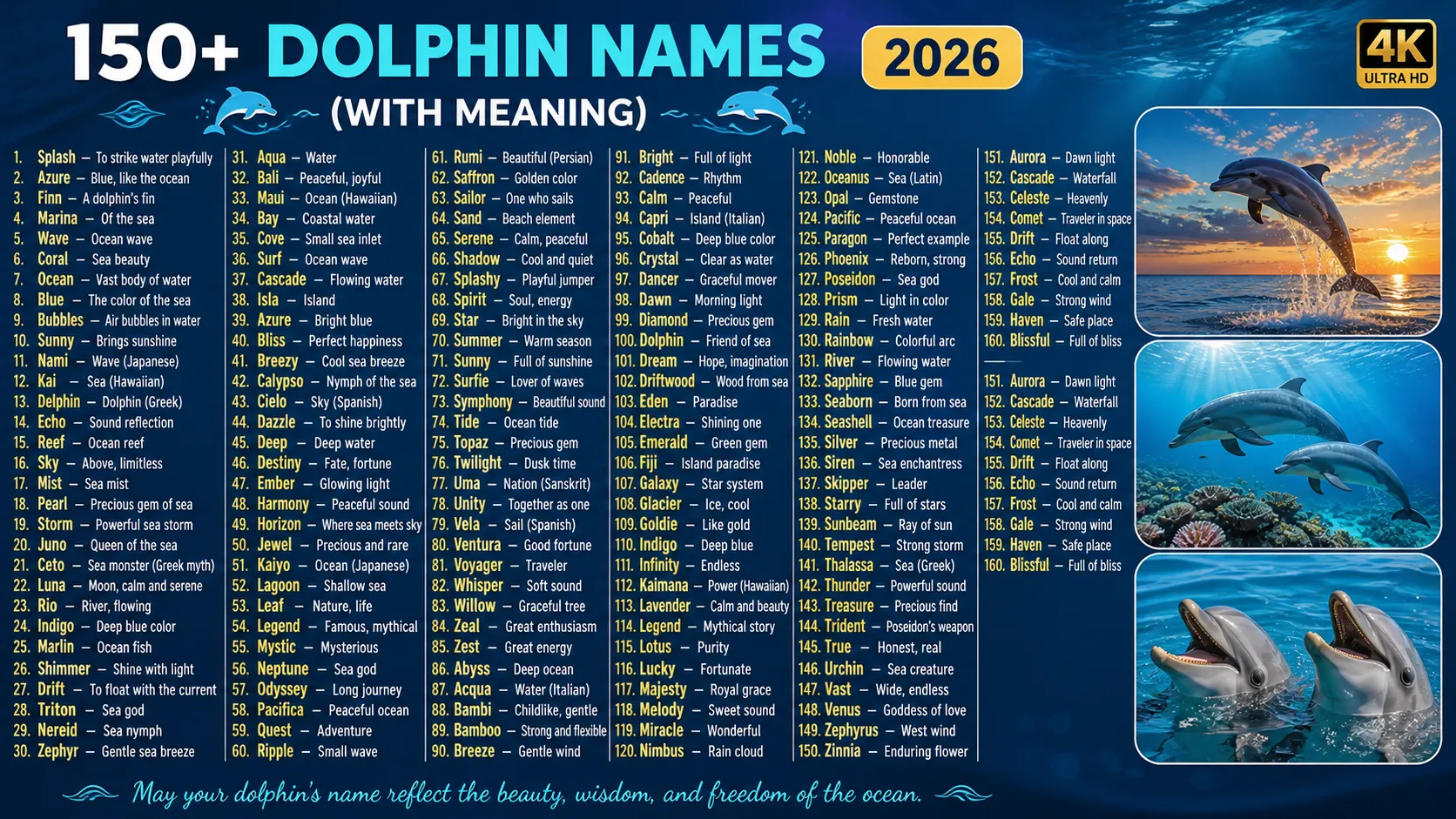 Names for Dolphins