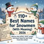 Names for Snowmen