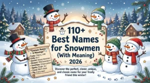 Names for Snowmen