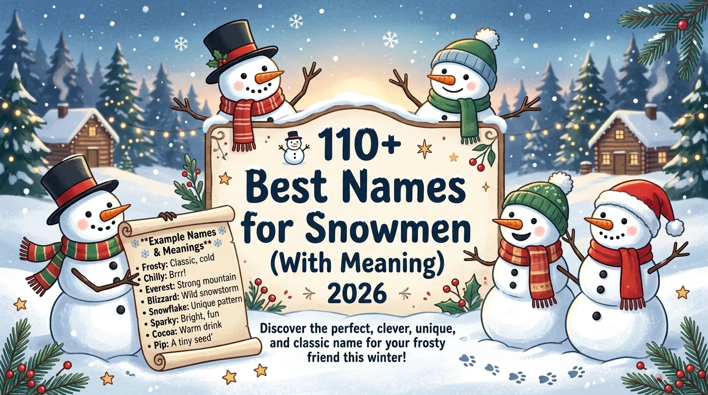 Names for Snowmen