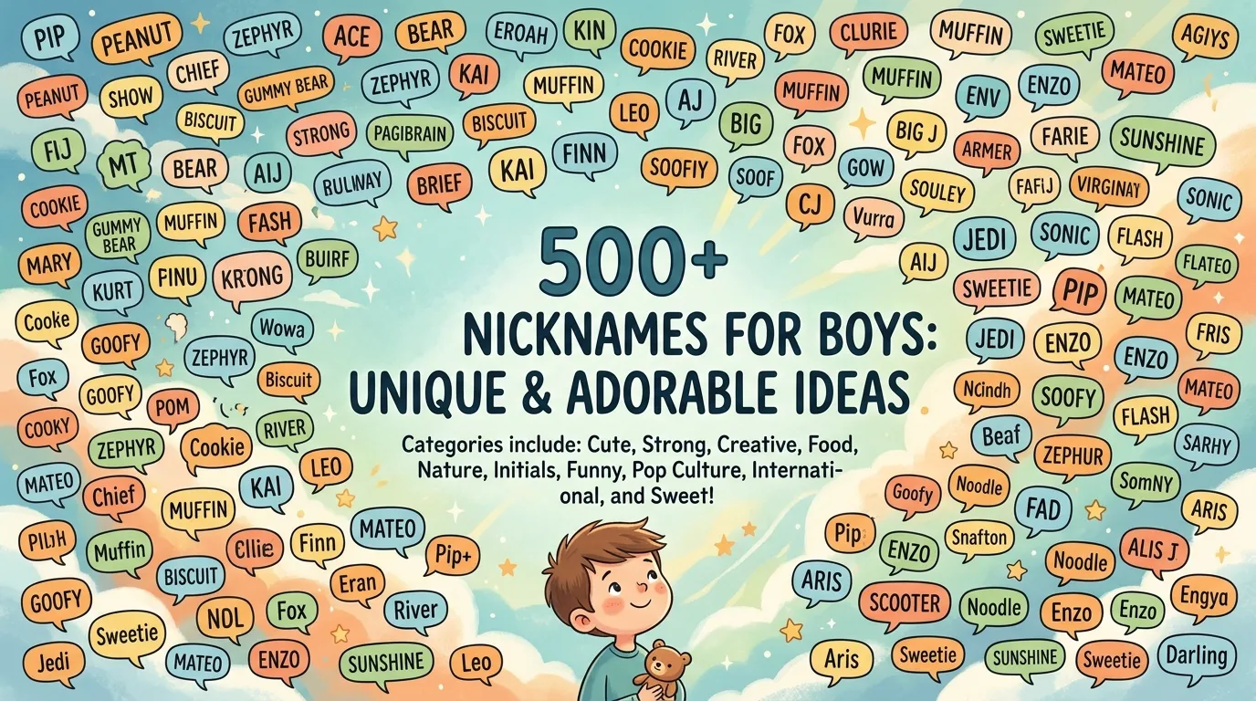 Nicknames for Boys